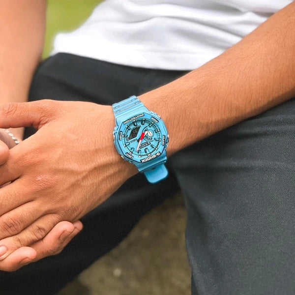 G-Shock Manga Edition: OG Quality Shock Resistance, 20 BAR Water Resistance, Dual Analog-Digital Display, LED Illumination | 1-Year Warranty, 14-Day Hassle-Free Returns