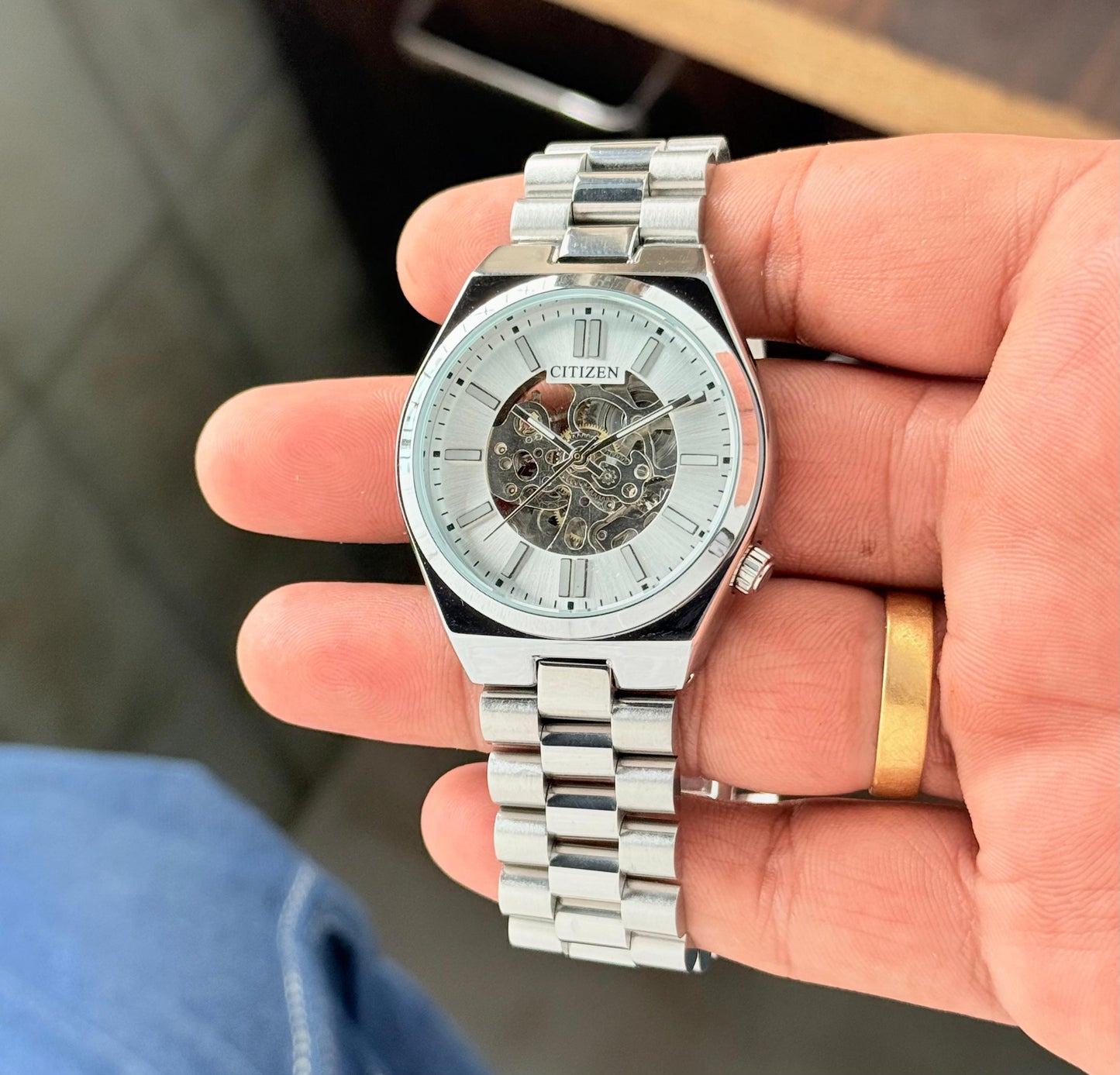 CITIZEN TSUYOSA 7AA PREMIUM AUTOMATIC Full Silver