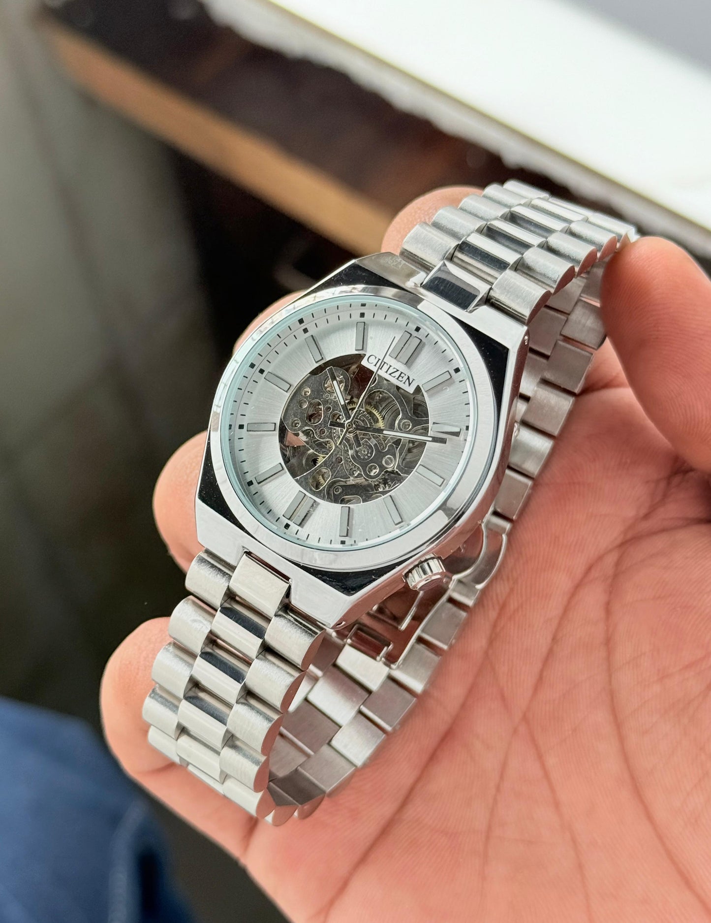 CITIZEN TSUYOSA 7AA PREMIUM AUTOMATIC Full Silver