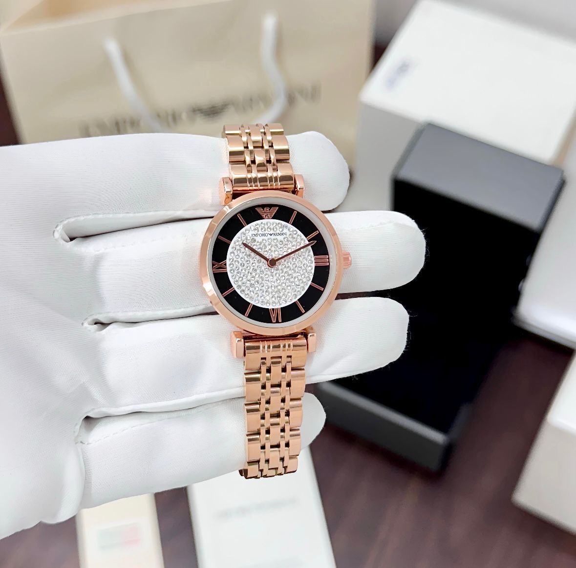 Emporio Armani Quartz Movment Rosegold