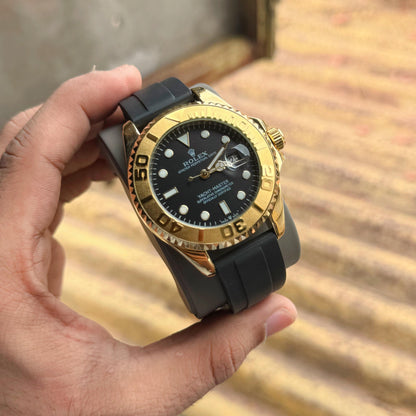 Rolex Yacht-Master in full golden dial