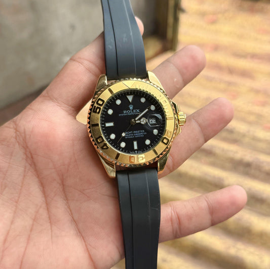 Rolex Yacht-Master in full golden dial