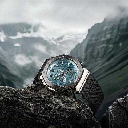 G-SHOCK METAL CLAD GM-2100 blue dial