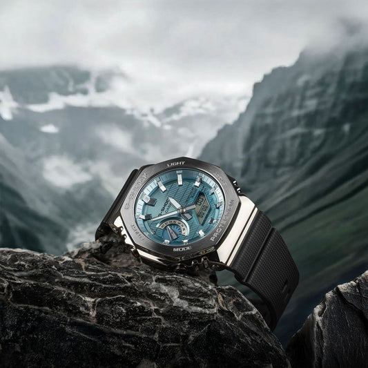 G-SHOCK METAL CLAD GM-2100 blue dial