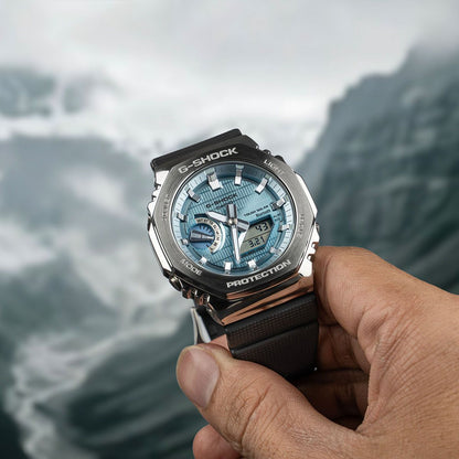 G-SHOCK METAL CLAD GM-2100 blue dial